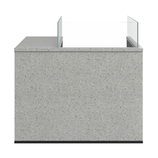 CUTLY IR Snijmachinemodule rechts in het design "terrazzo grijs satin"