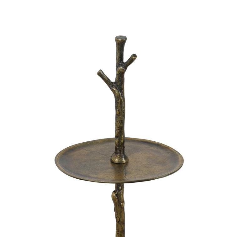 Bovenkant van de metalen etagère Acerra