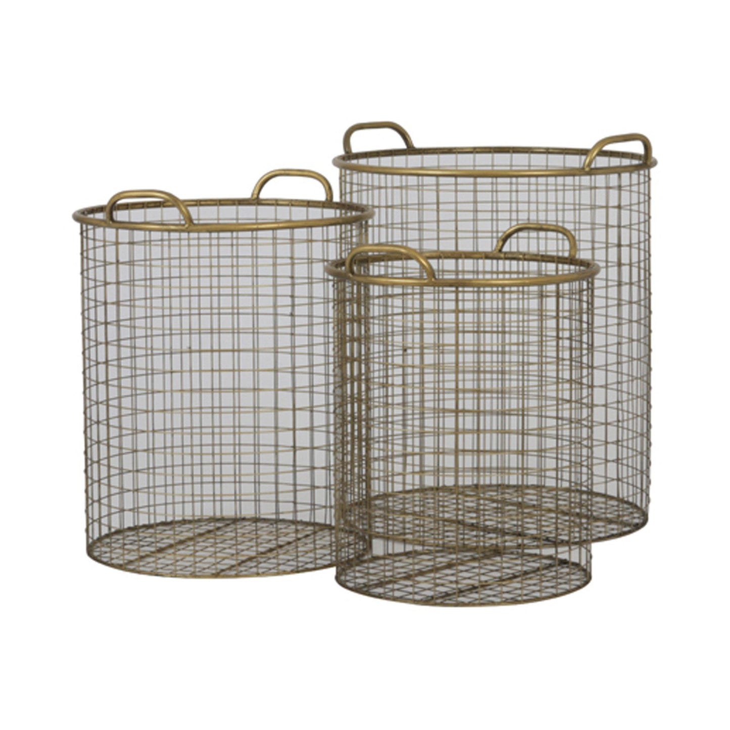 Mandenset Kolben brons Ø33-38-43cm (3st)