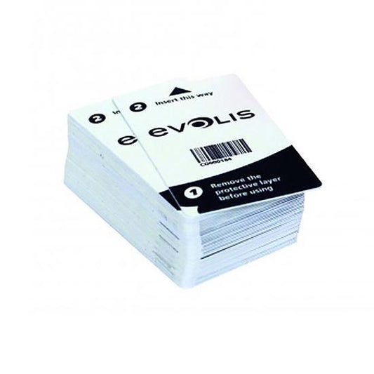 Klevende reinigingskaarten Evolis prijskaartprinters (2st) | Klevende reinigingskaarten Evolis prijskaartprinters (2st) | PEACK winkelinrichting