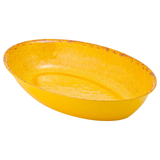 Casablanca schaal XL , ovale vorm in de kleur oranje