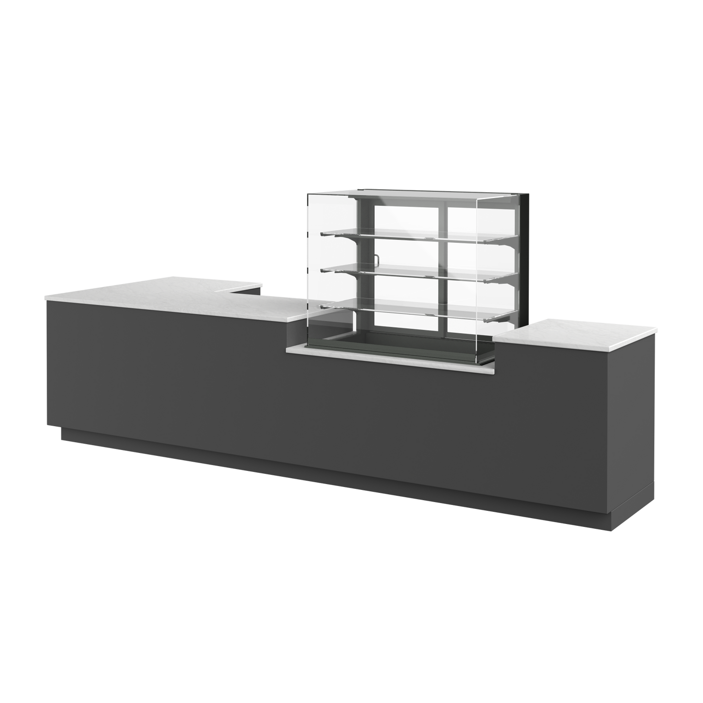 Gebaksvitrine 4-laags - 1075mm