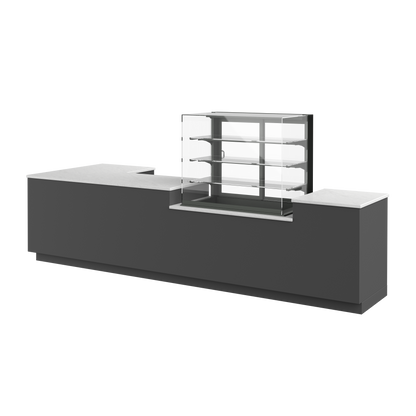 Gebaksvitrine 4-laags - 1075mm