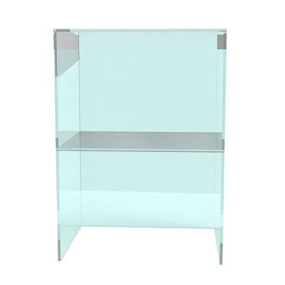 Toonbank Vitrine GLASSY | 2-laags | Op maat