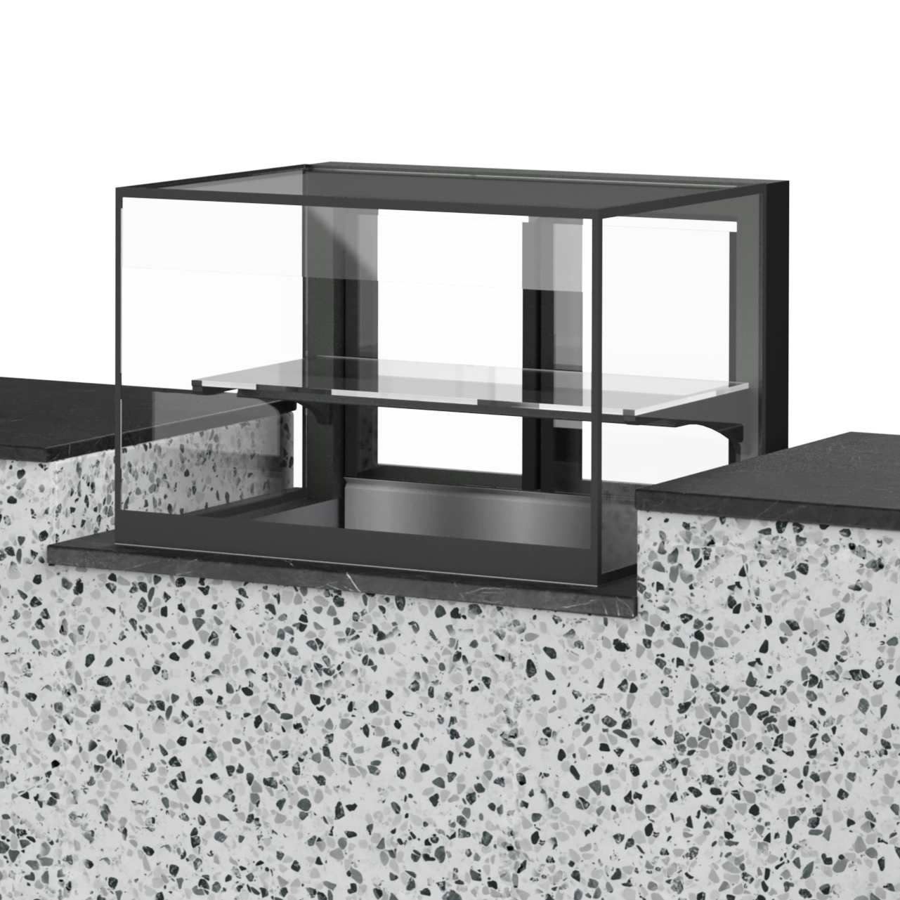 Zelfbedieningskoeling 2-laags met isolatieglas - 750mm