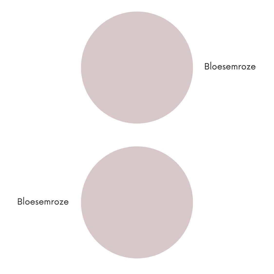 Pastelkleur lichtroze Bloesemroze