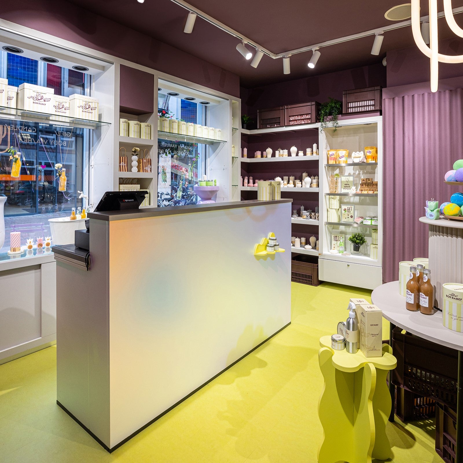 Toonbank TONNY HPL wit