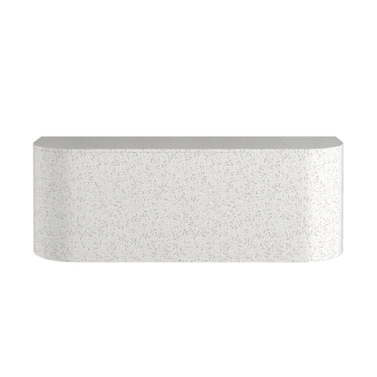 Toonbank TONNY 4 | 280cm | Ronde hoeken | Terrazzo design