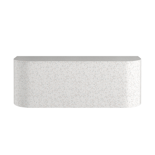 Toonbank TONNY 4 | 280cm | Ronde hoeken | Terrazzo design