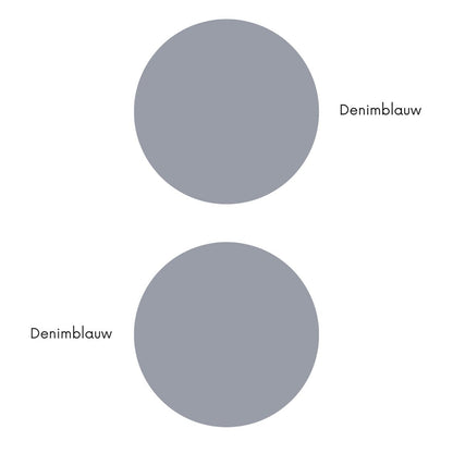 Pastelkleur donkerblauw denimblauw