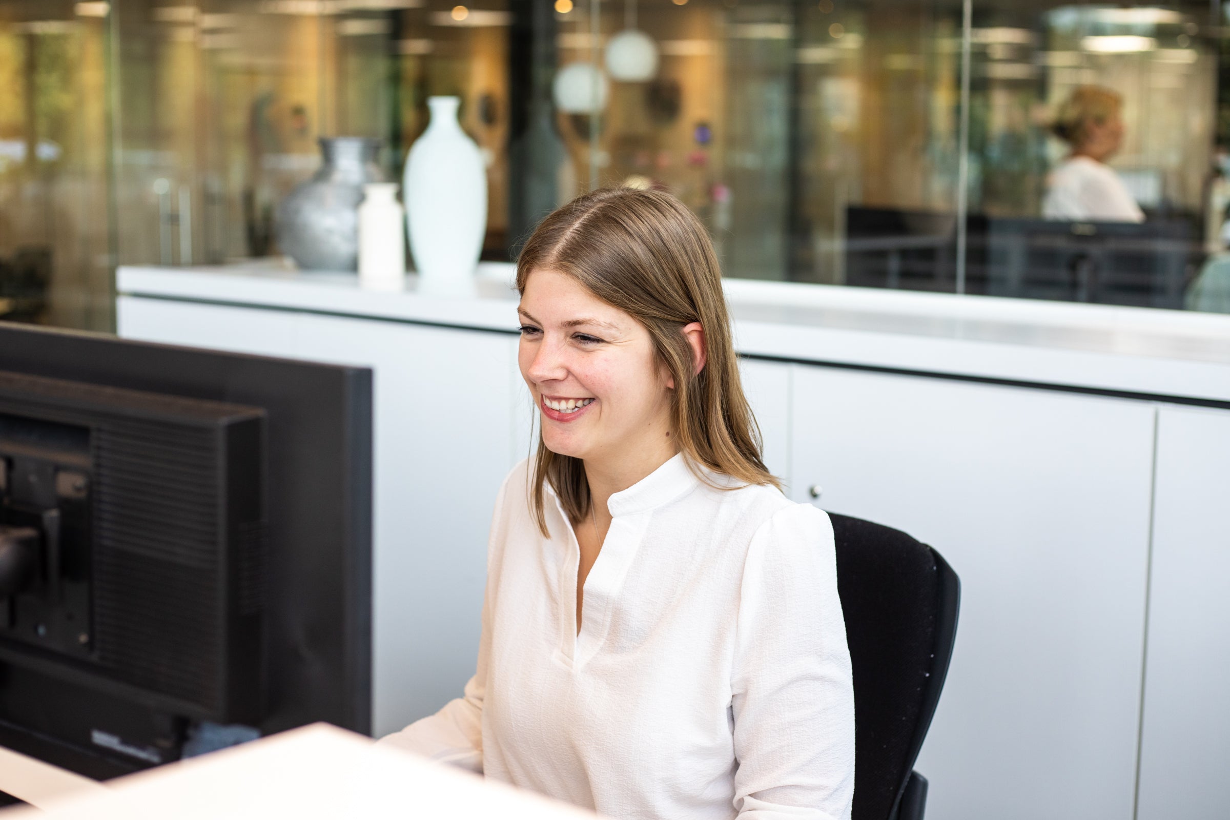 Medwerker PEACK voor intake