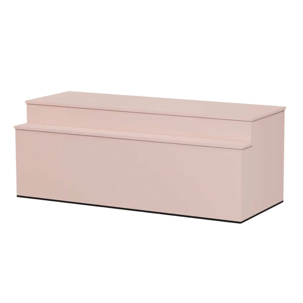 2 laags toonbank voor product presentatie Koraal Roze rood koraal