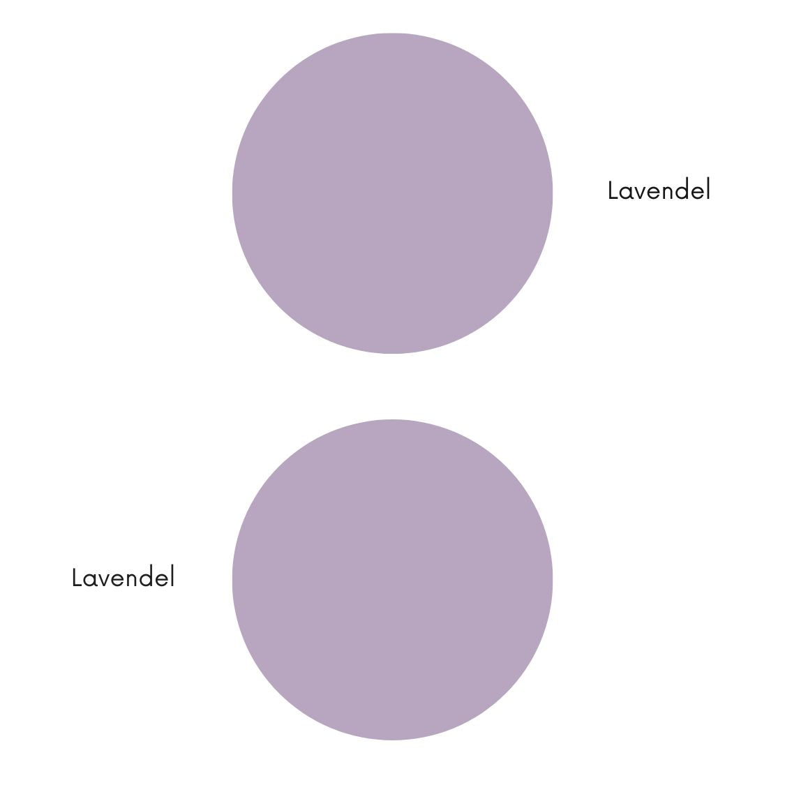 Pastelkleur Paars Lavendel