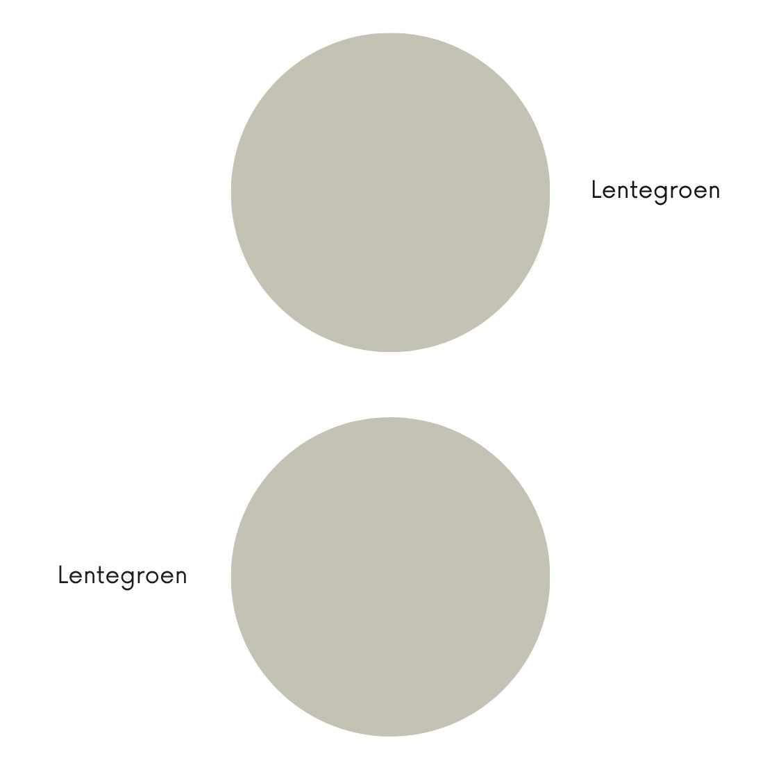 Pastelkleur Lichtgroen Lentegroen