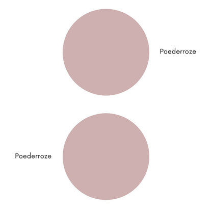 Pastelkleur donkerroze Poederroze