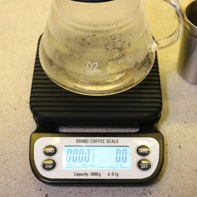 Barista Brouwweegschaal 3000g/0.1g Rhino Coffee Gear