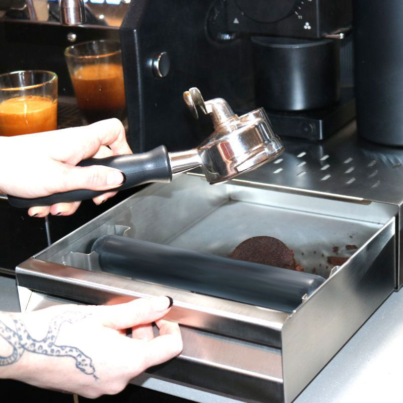 Knock Drawer/kloplade RVS Rhino Coffee Gear