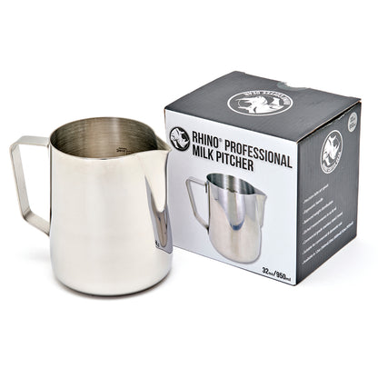 Professionele Pitcher RVS Melkkan 950ml Rhino Coffee Gear