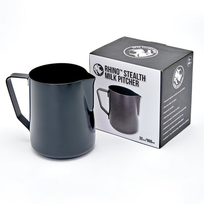 Stealth Pitcher Melkkan 950ml Zwart Rhino Coffee Gear