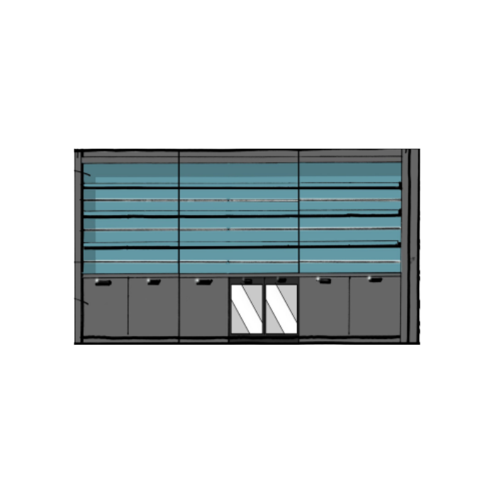 KASTENWAND OP MAAT