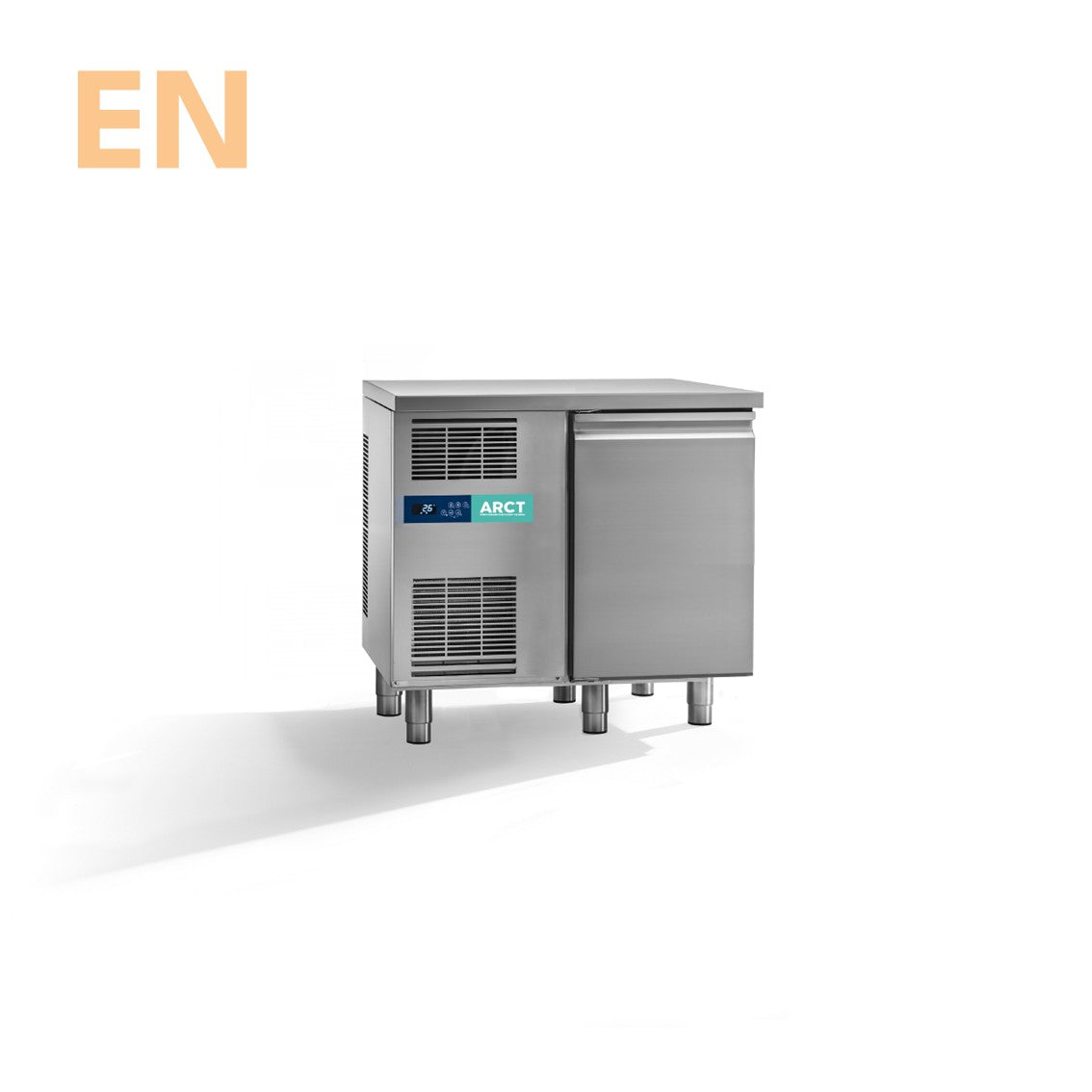 Koelwerkbank | 1 deurs EN | standaard werkblad | stekkerklaar