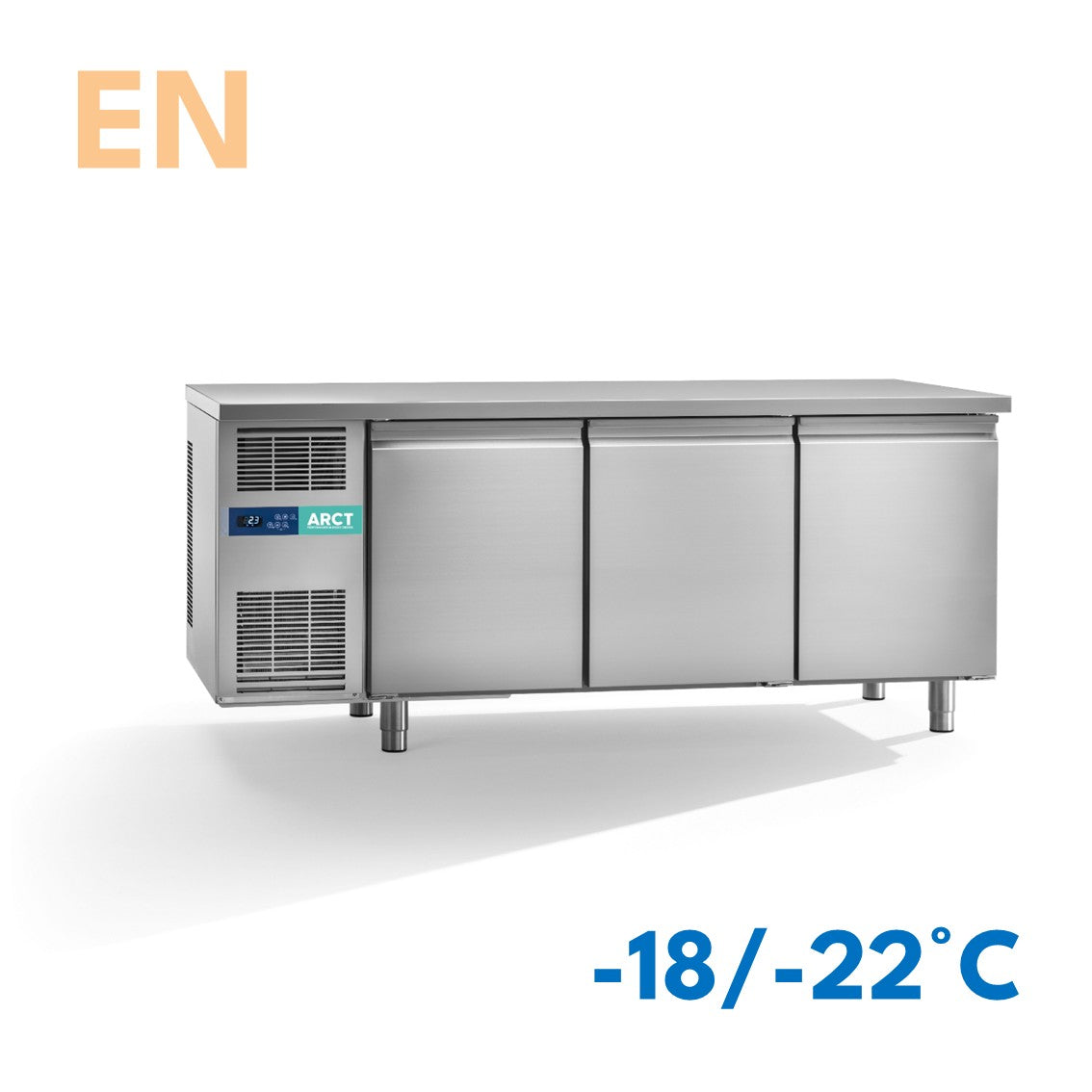 Vrieswerkbank | 3 deurs EN | standaard werkblad | stekkerklaar