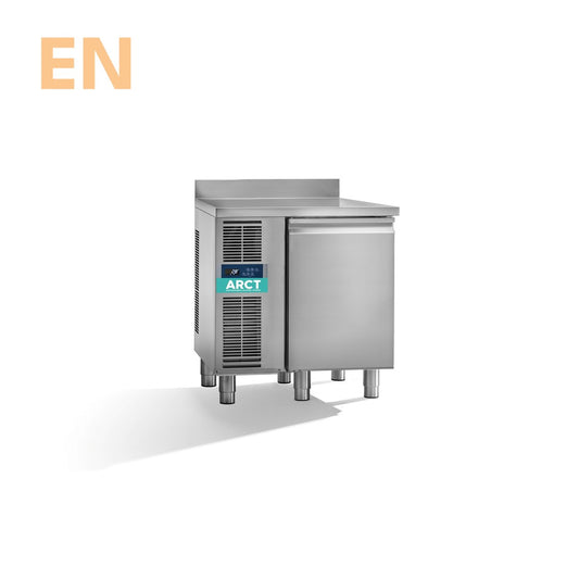 Koelwerkbank | 1 deurs EN | werkblad met opstaande rand | remote