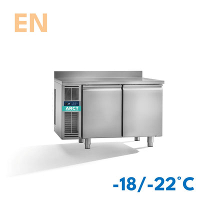 Vrieswerkbank | 2 deurs EN | werkblad met opstaande rand | remote