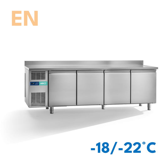 Vrieswerkbank | 4 deurs EN | werkblad met opstaande rand | stekkerklaar