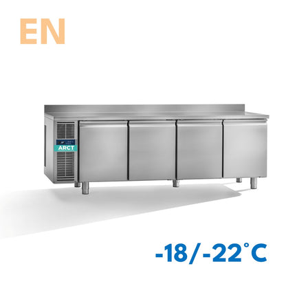 Vrieswerkbank | 4 deurs EN | werkblad met opstaande rand | remote