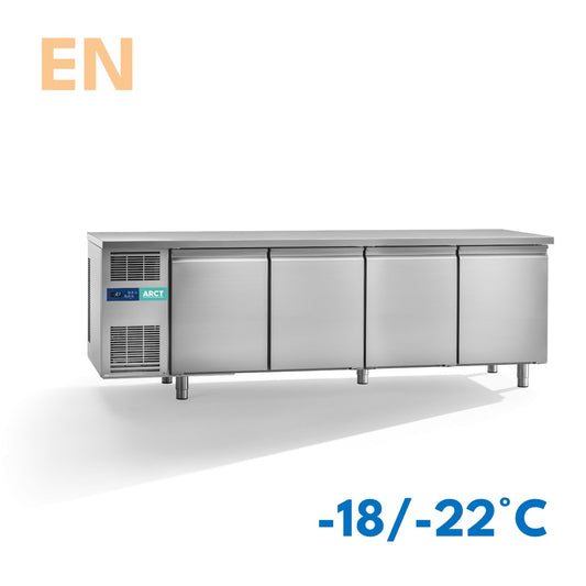 Vrieswerkbank | 4 deurs EN | standaard werkblad | remote