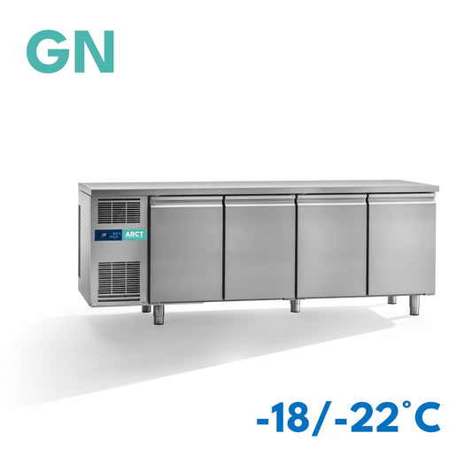 Vrieswerkbank | 4 deurs GN | standaard werkblad | stekkerklaar