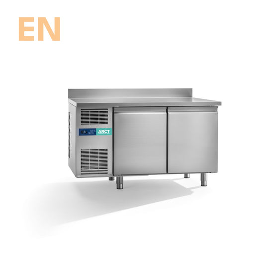 Koelwerkbank | 2 deurs EN | werkblad met opstaande rand | stekkerklaar