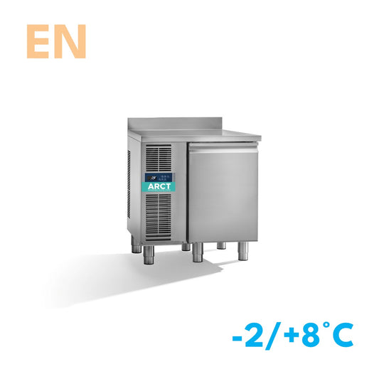 Dieptekoelwerkbank | 1 deurs EN | werkblad met opstaande rand | remote