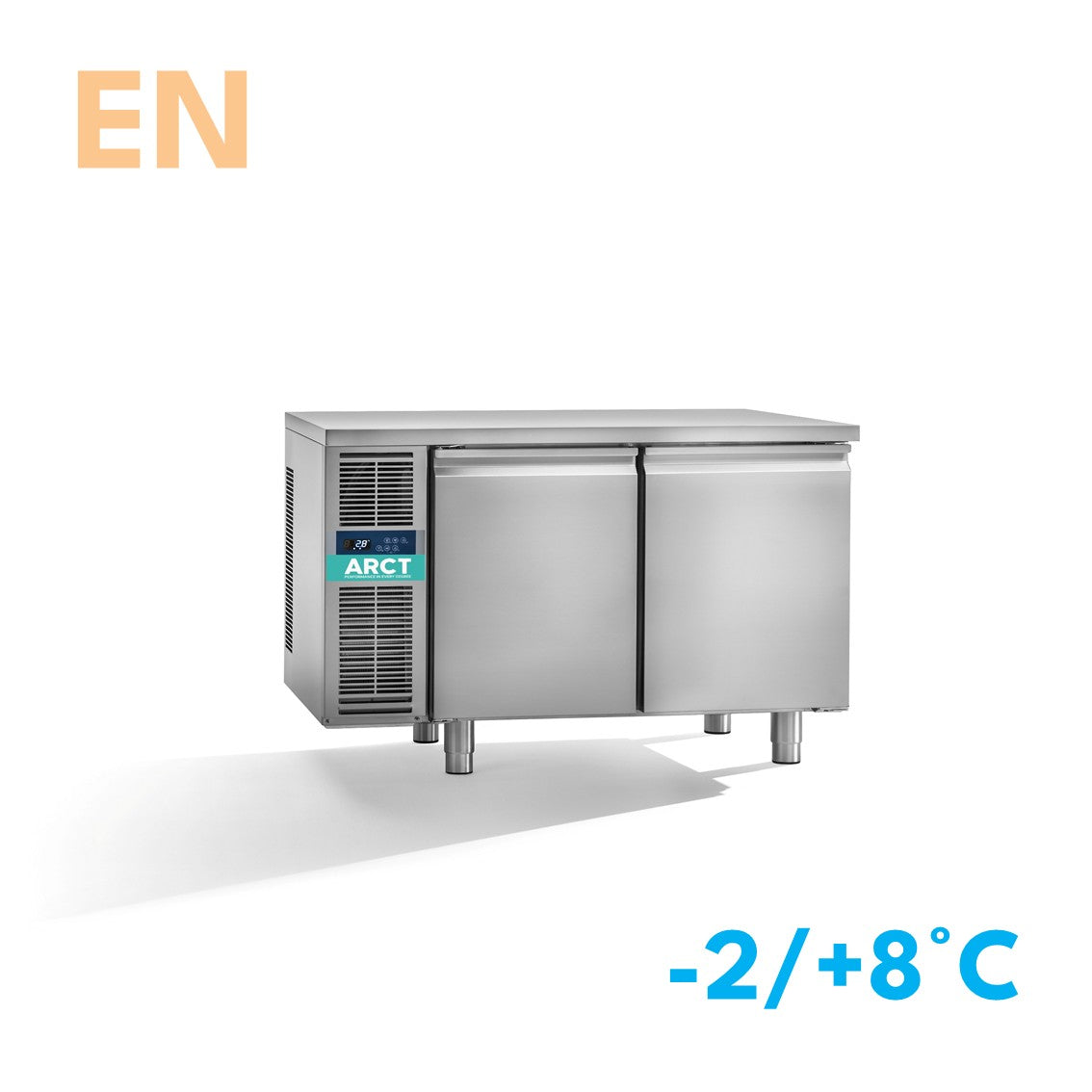 Dieptekoelwerkbank | 2 deurs EN | standaard werkblad | remote