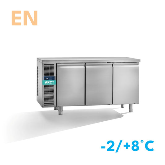 Dieptekoelwerkbank | 3 deurs EN | standaard werkblad | remote