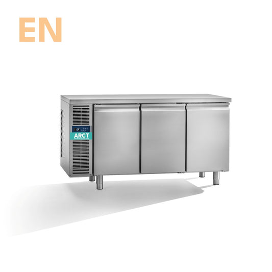 Koelwerkbank | 3 deurs EN | standaard werkblad | remote