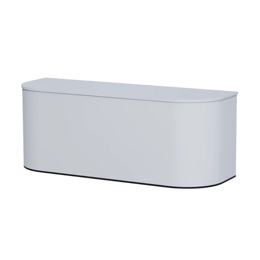 Ronde toonbank pastelkleur lichtblauw Wolkenblauw