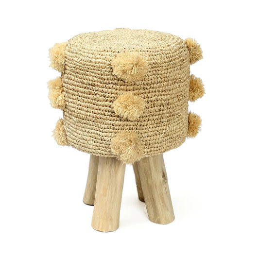 Bazar Bizar The Raffia Pom Pom Kruk