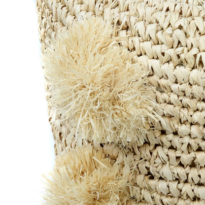 Bazar Bizar The Raffia Pom Pom Kruk