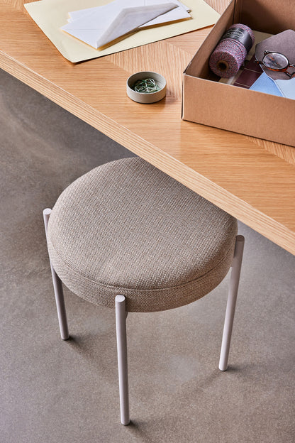 Hübsch Silo Hocker Beige