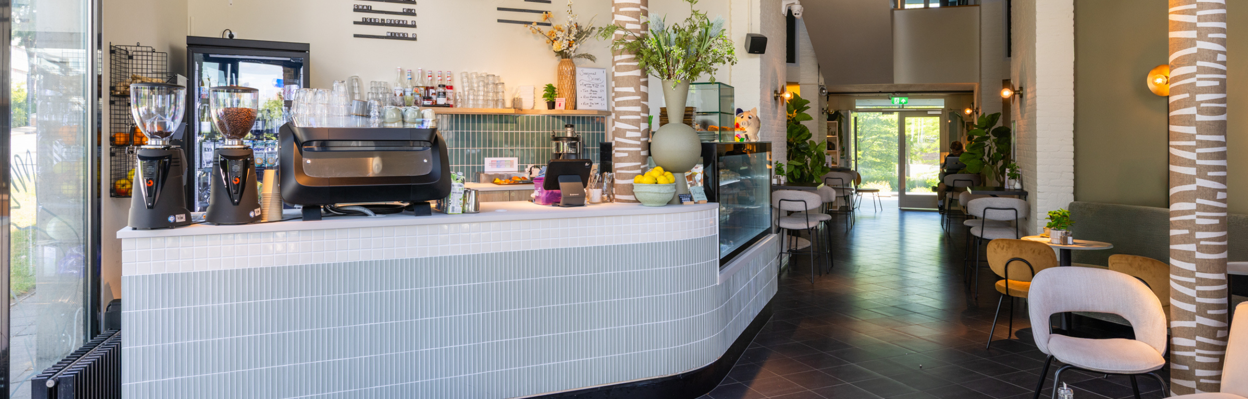 Hoekbar bij koffiezaak Preps in Maastricht