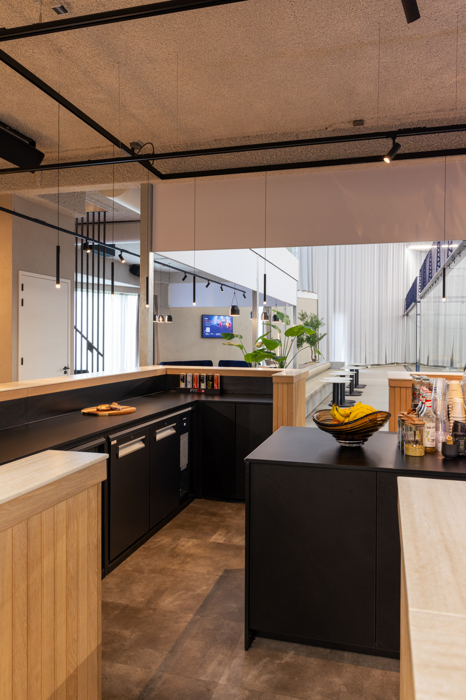 Ideale werkruimte achter de bar