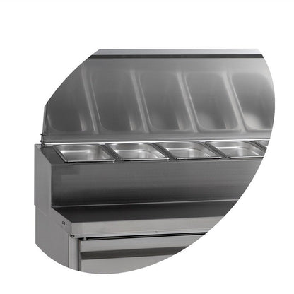 Toonbank voor sandwichpreparatie GN1/1 SS7200