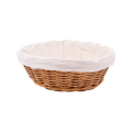 Rieten mand met voering | 50x15 | Honey Oak