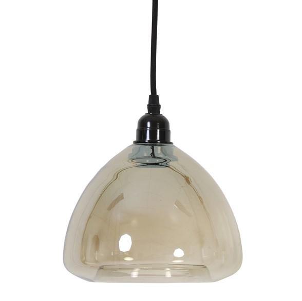 Hanglamp Tranch met metallic glas  Ø19,5 