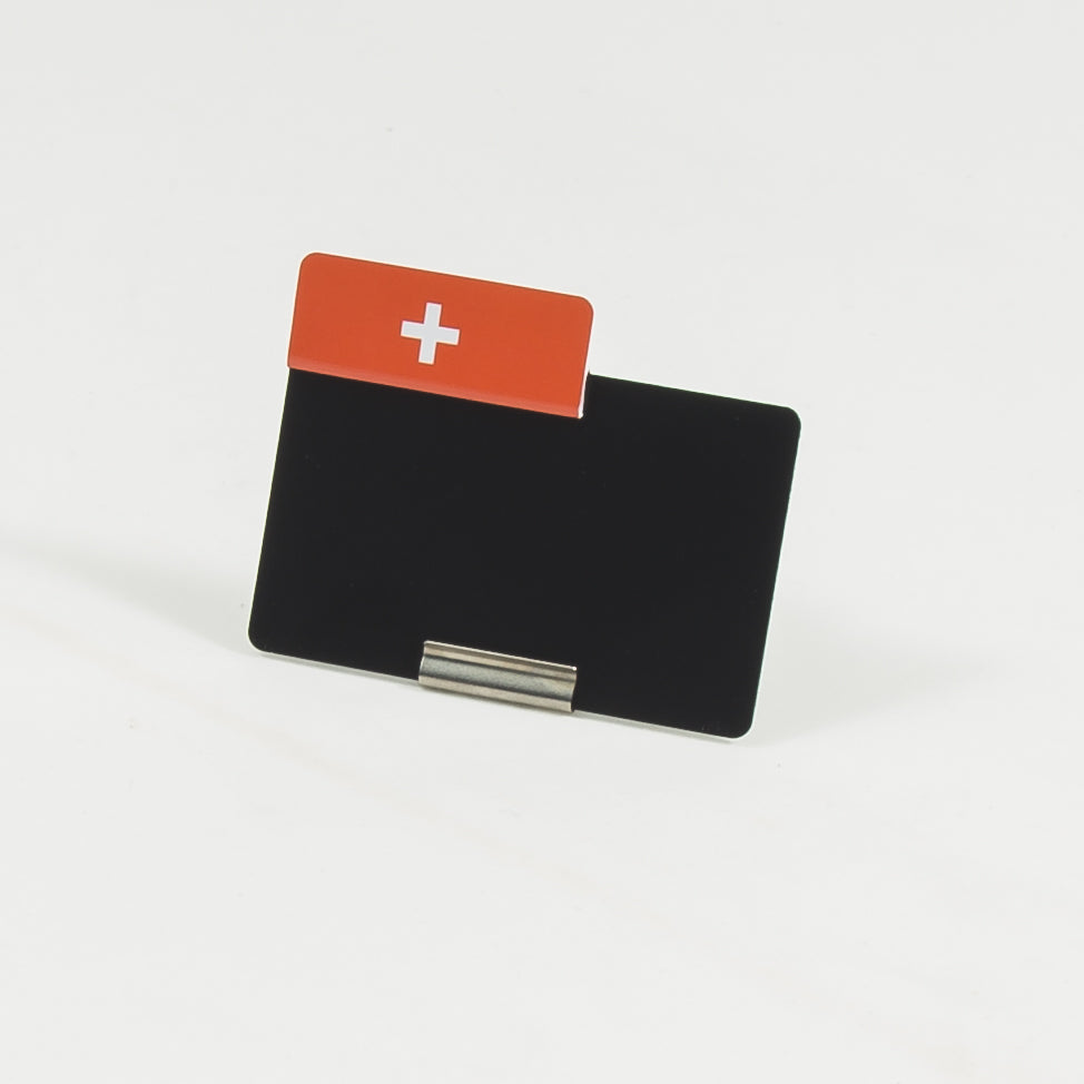 Opzetstukje vlag van Zwitserland