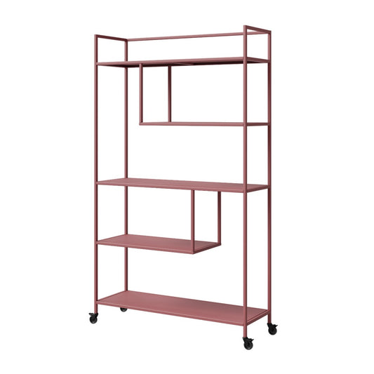 Presentatiekast POLLY | Altrose frame en metalen schappen