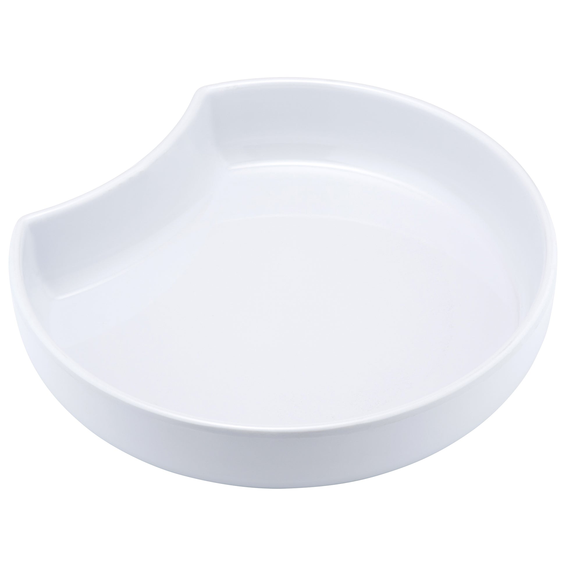 Witte melamine inlegschaal maat L