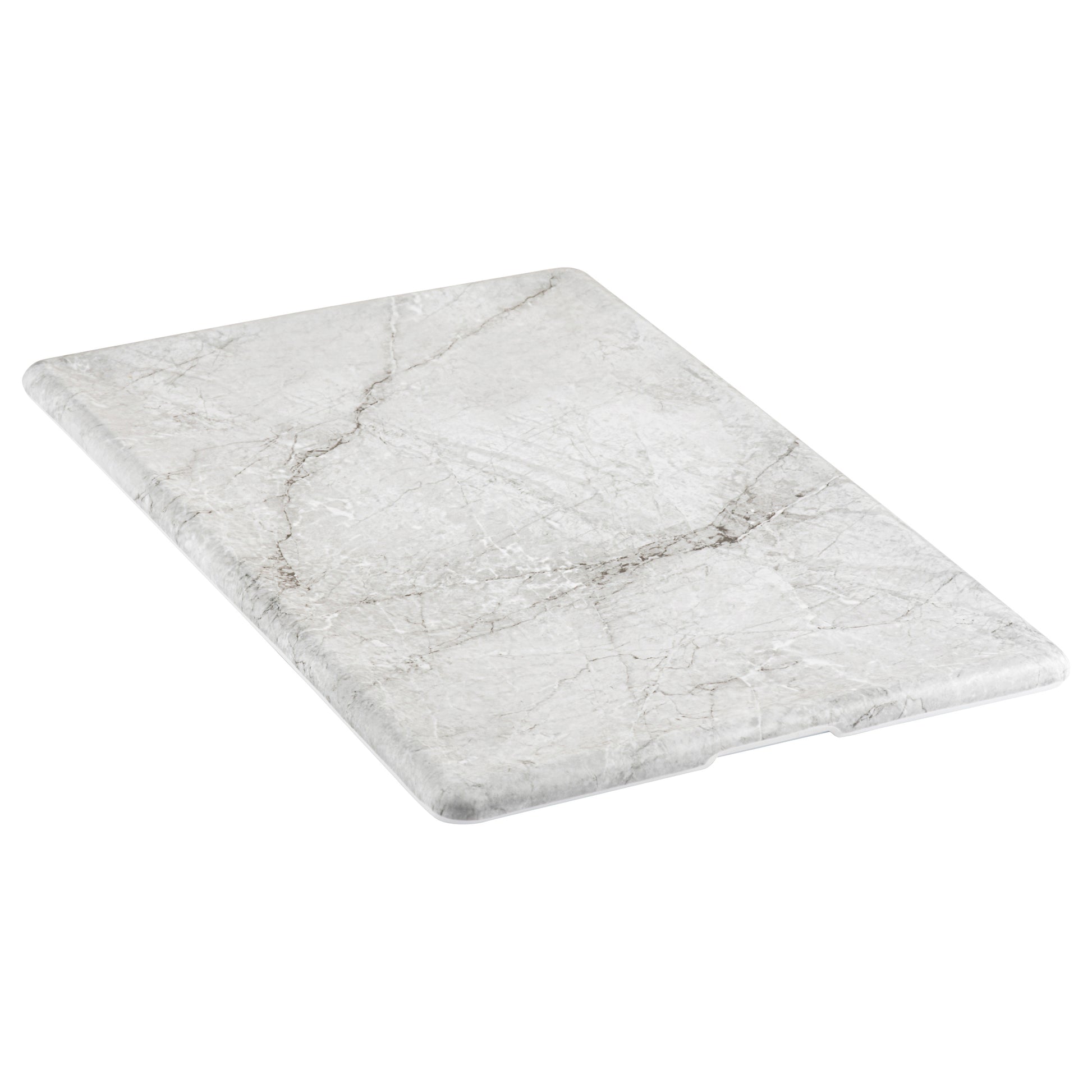 Melamine plateau in wit marmer look, maat M